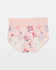 Brief Panty with Enchanting Lace - FLORAL DREAMS MINI PINK | Soma Women