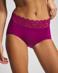 Brief Panty with Enchanting Lace - MAGENTA ORCHID | Soma Women