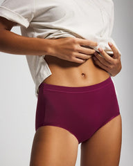 Modern Brief Panty - POMEGRANATE WINE | Soma Women