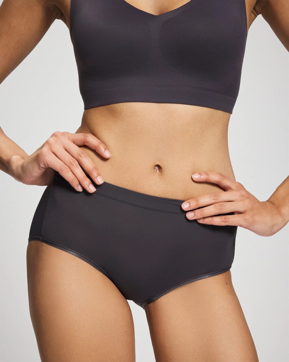 Modern Brief Panty - GRAY INK | Soma Women