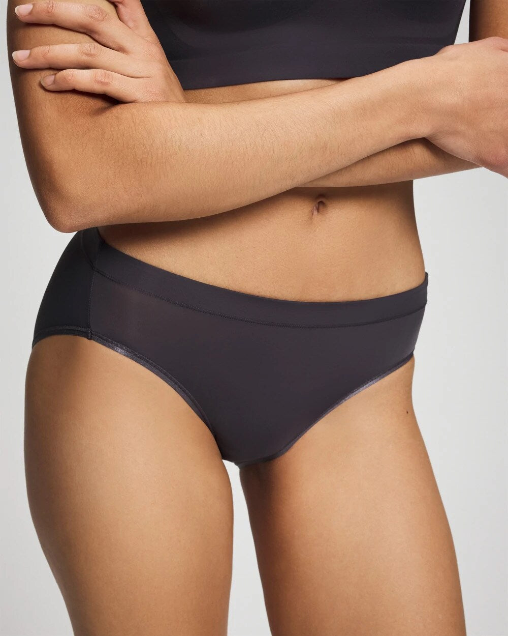 High-Leg Brief Panty - GRAY INK | Soma Women