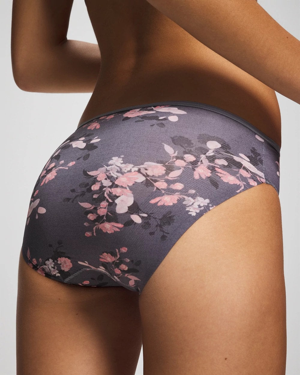 Edge Hipster Panty - FLORAL DREAMS MINI GRAY | Soma Women
