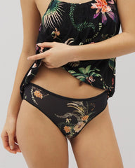 Cheeky Hipster Panty - PARADISE PLUMES D M BLACK | Soma Women