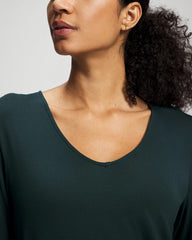 Classic Long Sleeve Pajama Top - GREEN JOLIE | Soma Women