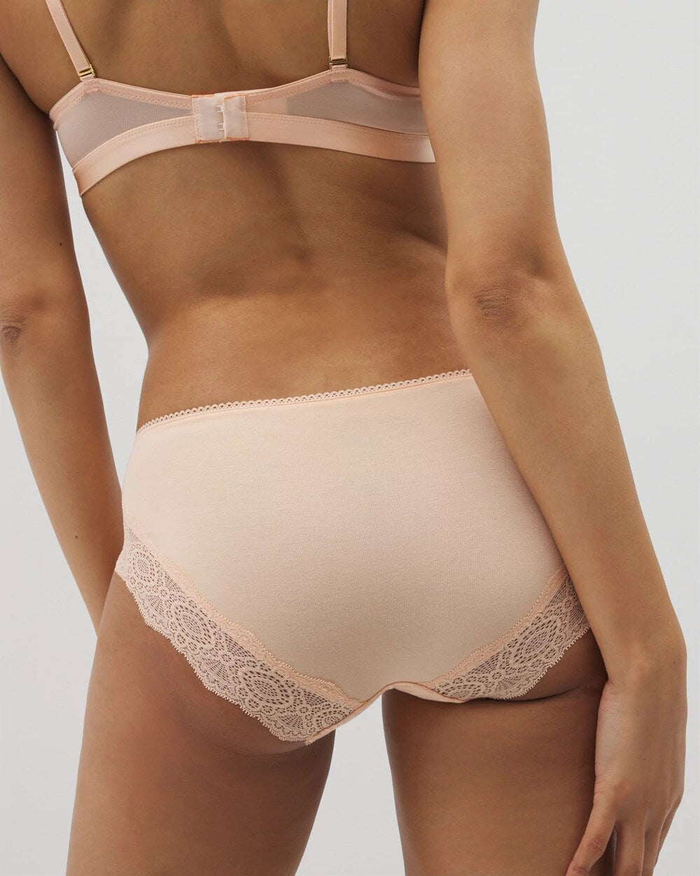 Embraceable Hipster Panty Crochet Lace - PEACH PARFAIT | Soma Women