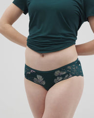 Hipster Panty with Enchanting Lace - HAVEN BOTANICAL M DK SEA | Soma Women