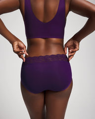 Hipster Panty with Enchanting Lace - MAJESTIC PURPLE | Soma Women