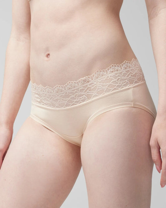 Hipster Panty with Enchanting Lace - PALE SAND | Soma Women