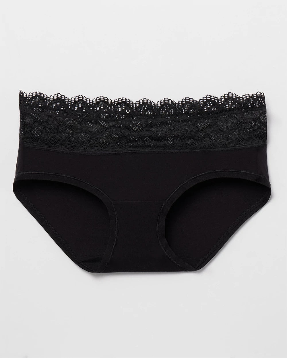 Hipster Panty with Enchanting Lace - BLACK | Soma Women
