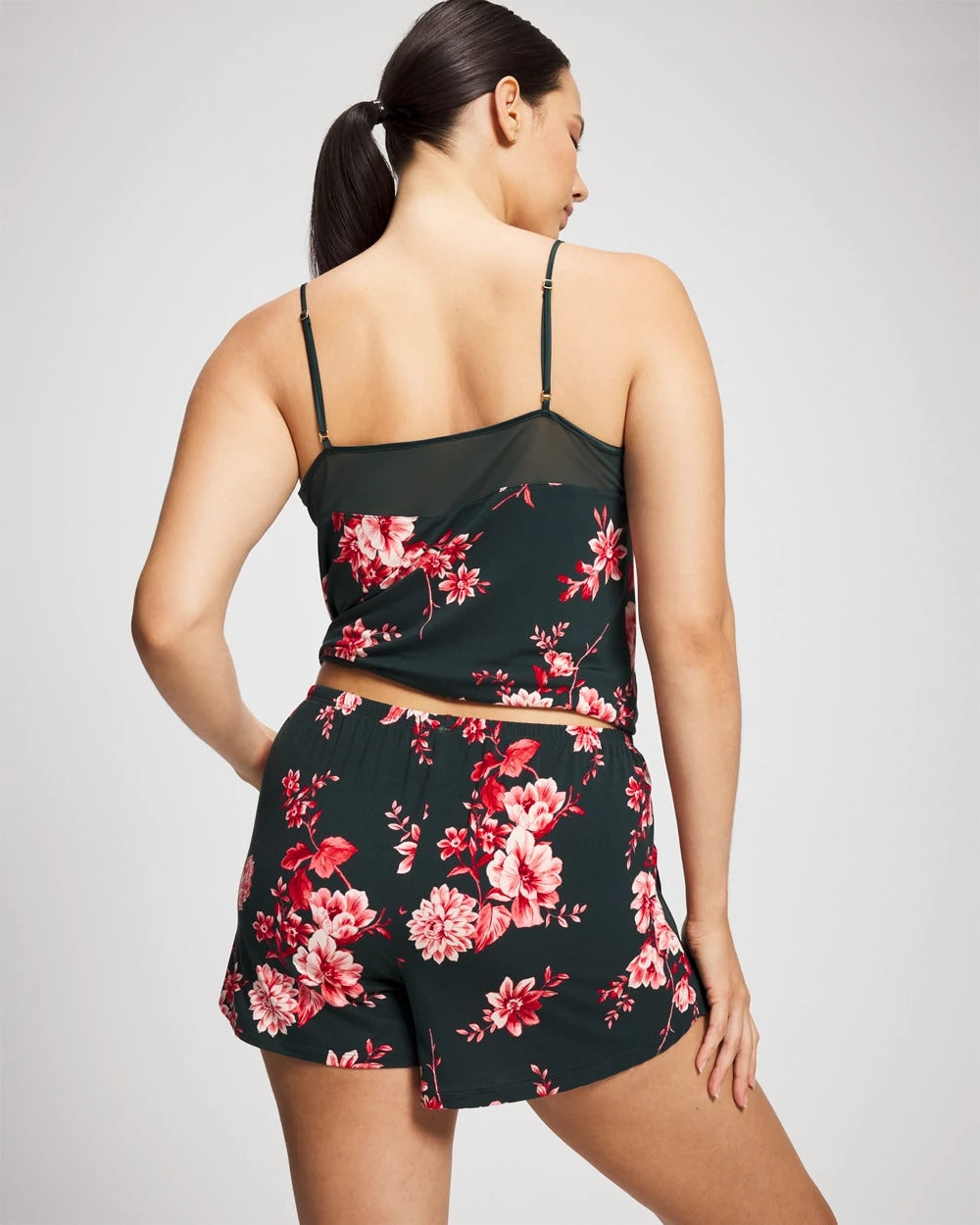Pajama Short - COTTAGE FLORAL GREEN | Soma Women