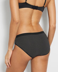Cotton Hipster Panty - THOUGHTFUL DOT BLACK | Soma Women