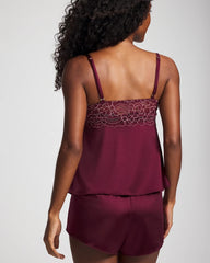Lace Pajama Cami - VELVET PLUM | Soma Women
