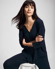 Button-Up Pajama Top - NIGHTFALL NAVY | Soma Women