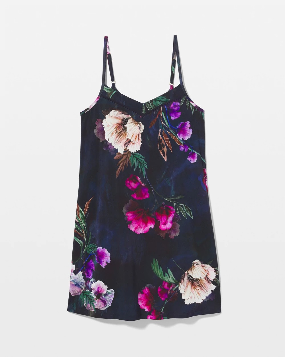 Chemise with Piping - FLEUR EVER DRAMA NAVY | Soma Women