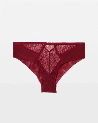 Sheer Glam Cheeky Panty - RED VELVET | Soma Women