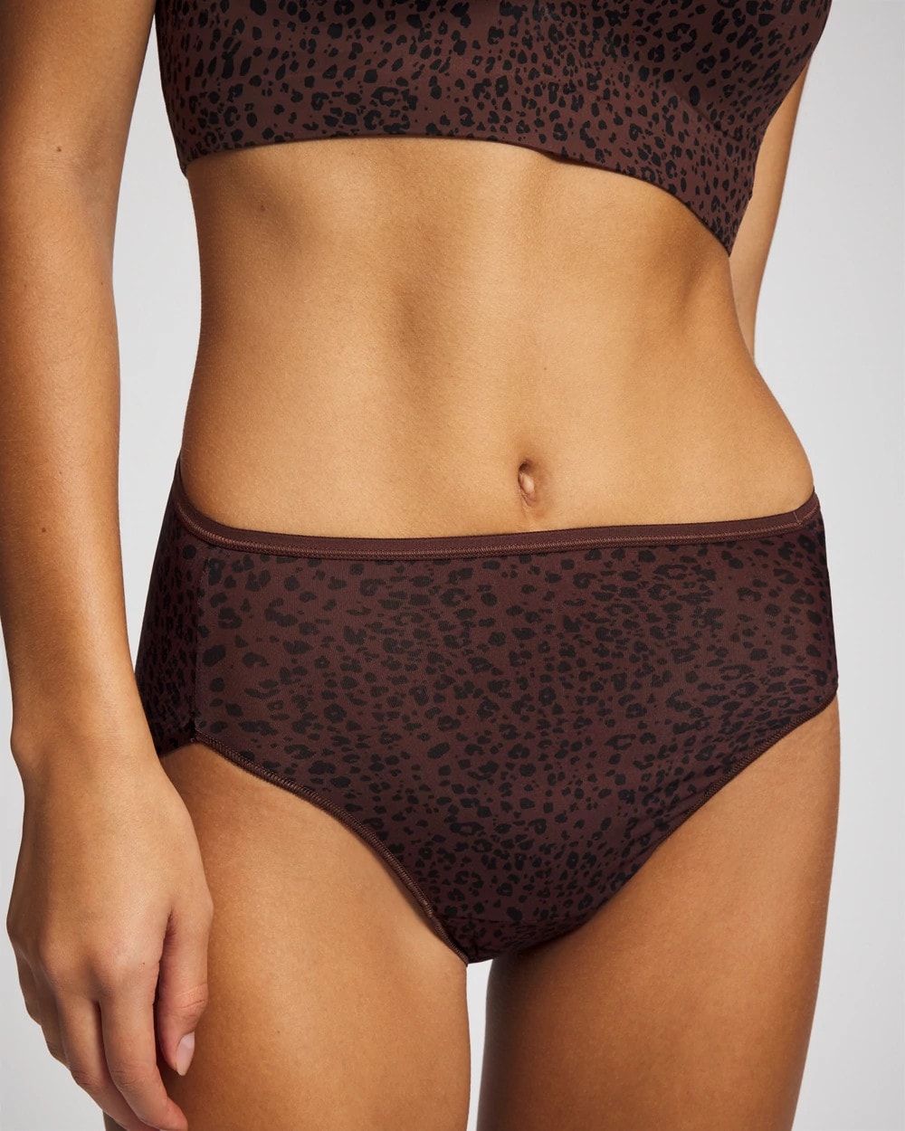 Edge High-Leg Panty - HOT SPOT MOCHA MINI | Soma Women