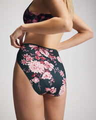 Edge High-Leg Panty - COTTAGE FLORAL MINI GREEN | Soma Women