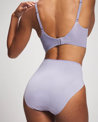 Tummy High-Leg Brief Panty with Lace - LAVENDER CLOUD | Soma Women