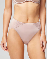 High-Leg Brief Panty with Lace - ADOBE ROSE | Soma Women