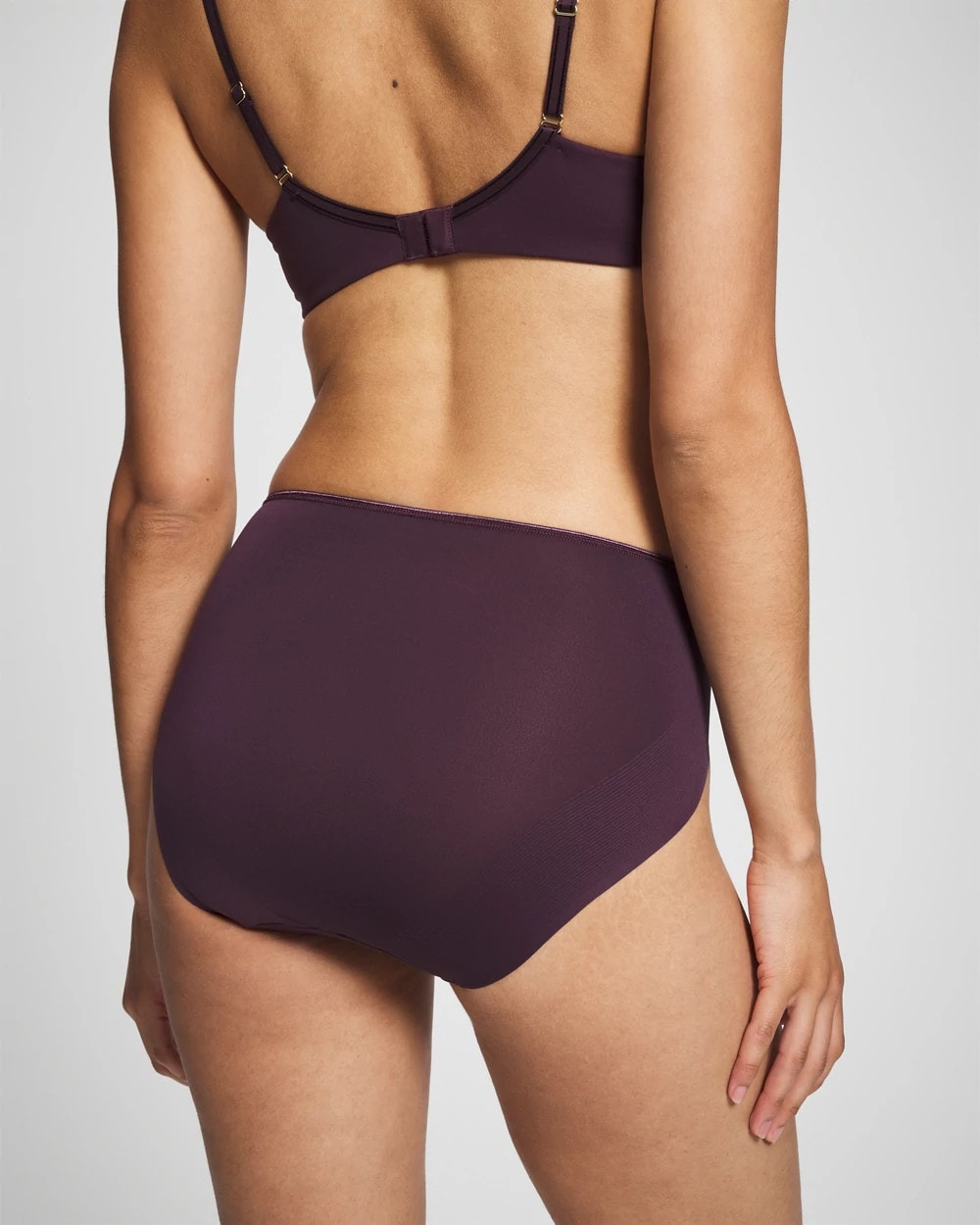 High-Leg Brief Panty - PLUM PERFECT | Soma Women
