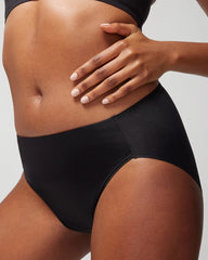 High-Leg Brief Panty - BLACK | Soma Women