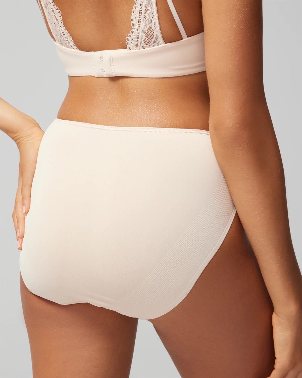 High-Leg Brief Panty - PALE SAND | Soma Women