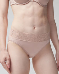 High-Leg Panty with Enchanting Lace - ADOBE ROSE | Soma Women