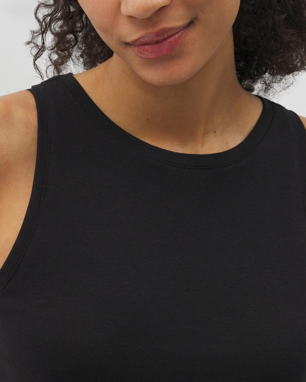 Ruched Pajama Tank - BLACK | Soma Women