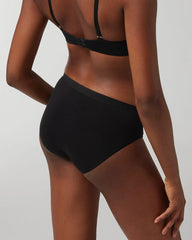 Cotton High-Leg Panty - BLACK | Soma Women