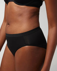 Cotton High-Leg Panty - BLACK | Soma Women