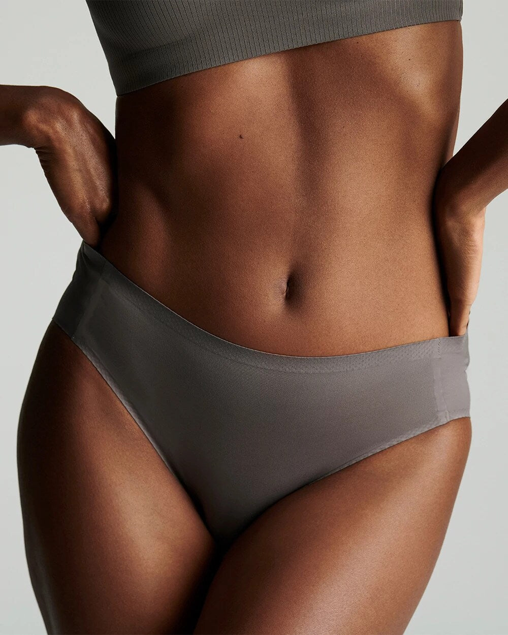 Soft Stretch High Leg Panty - DARK TAUPE | Soma Women