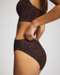 Soft Stretch High Leg Panty - HOT SPOT MOCHA MINI | Soma Women