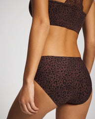 Soft Stretch High Leg Panty - HOT SPOT MOCHA MINI | Soma Women