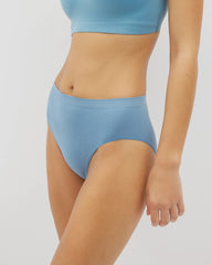 Seamless Rib High-Leg Panty - BLUE HEAVEN | Soma Women