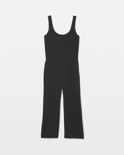 Henley Jumpsuit - BLACK | Soma Women