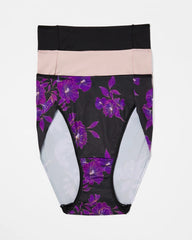 Tummy High-Leg Brief Panty 3 Pack - GILDED BLOOMS MULTI PACK | Soma Women