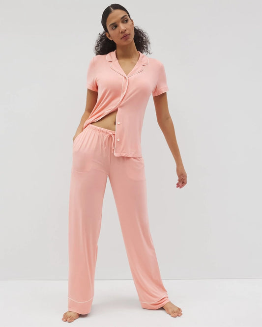 Solid Piped Pajama Pants - PALOMA GLOW | Soma Women