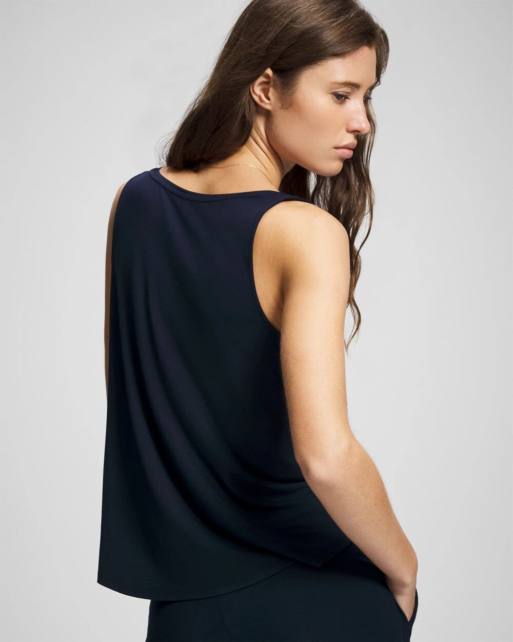 V-Neck Pajama Tank - NIGHTFALL NAVY | Soma Women
