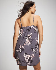 Lace Chemise - FLORAL DREAMS GRAY | Soma Women