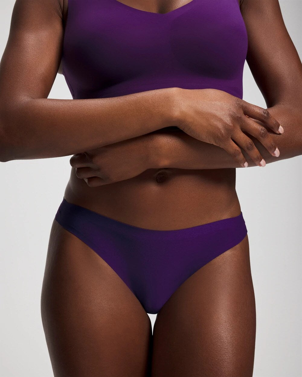Soft Stretch Thong Panty - MAJESTIC PURPLE | Soma Women