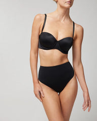 Tummy High-Waist Thong Panty - BLACK | Soma Women