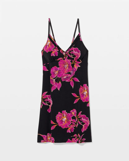 Classic Shirred Neck Chemise - GILDED BLOOMS MAGENTA | Soma Women