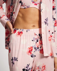 Ankle Pajama Pants - FLORAL DREAMS PINK BLUSH | Soma Women