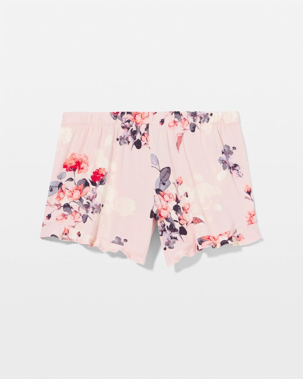 Ruffle Pajama Shorts - FLORAL DREAMS PINK BLUSH | Soma Women
