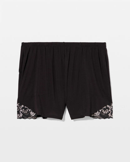 Lace Trim Shorts - BLACK | Soma Women