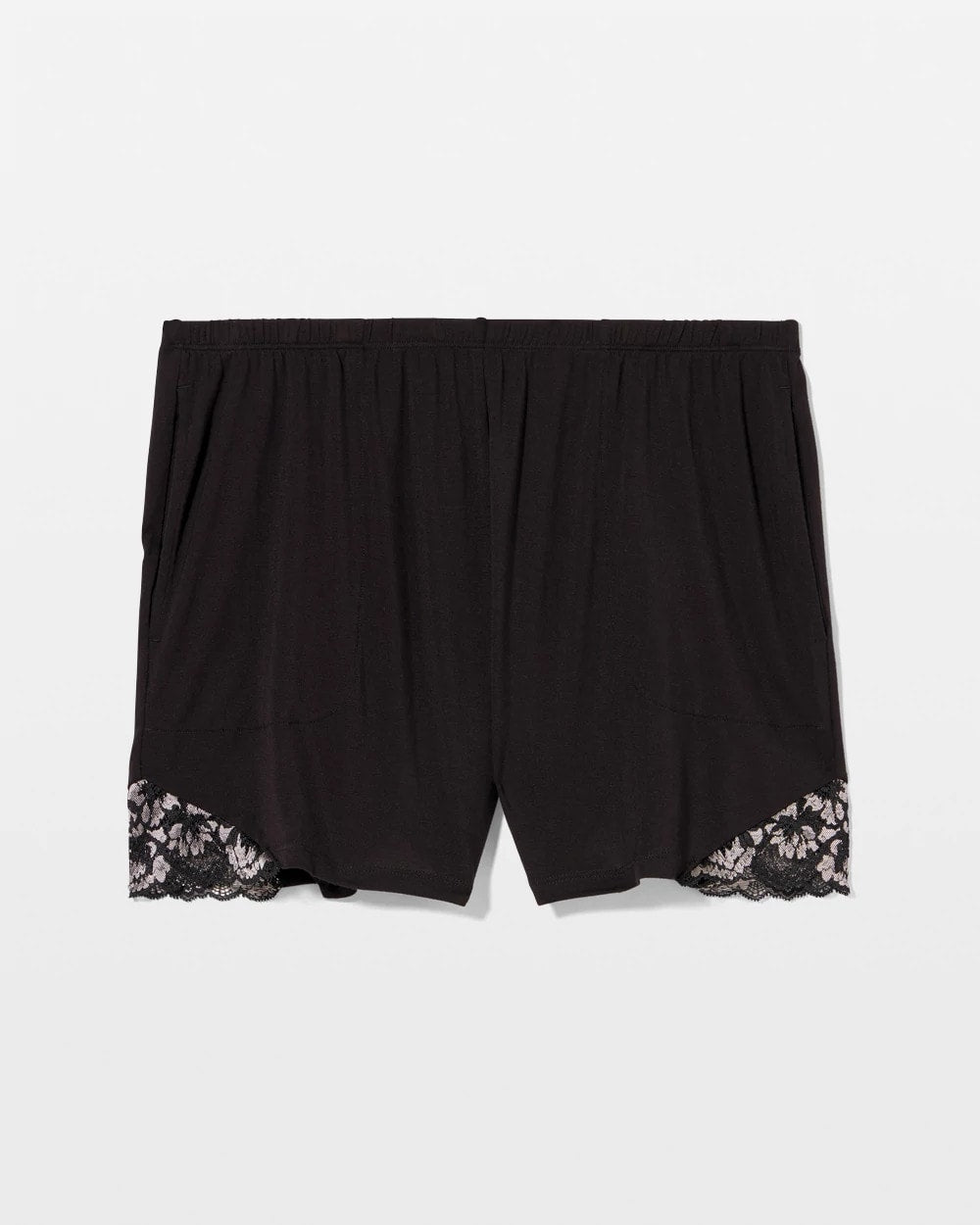 Lace Trim Shorts - BLACK | Soma Women