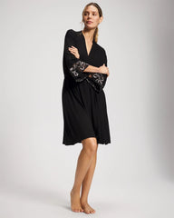 Lace Robe - BLACK | Soma Women