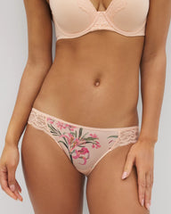 Edge Bikini Panty with Lace - LE TIGRE FLORA MINI PEACH | Soma Women