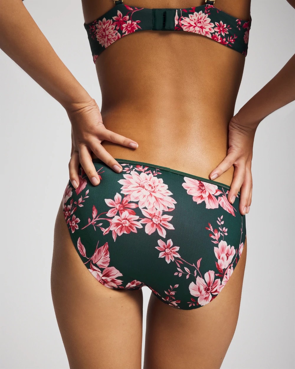 Edge Bikini Panty - COTTAGE FLORAL MINI GREEN | Soma Women