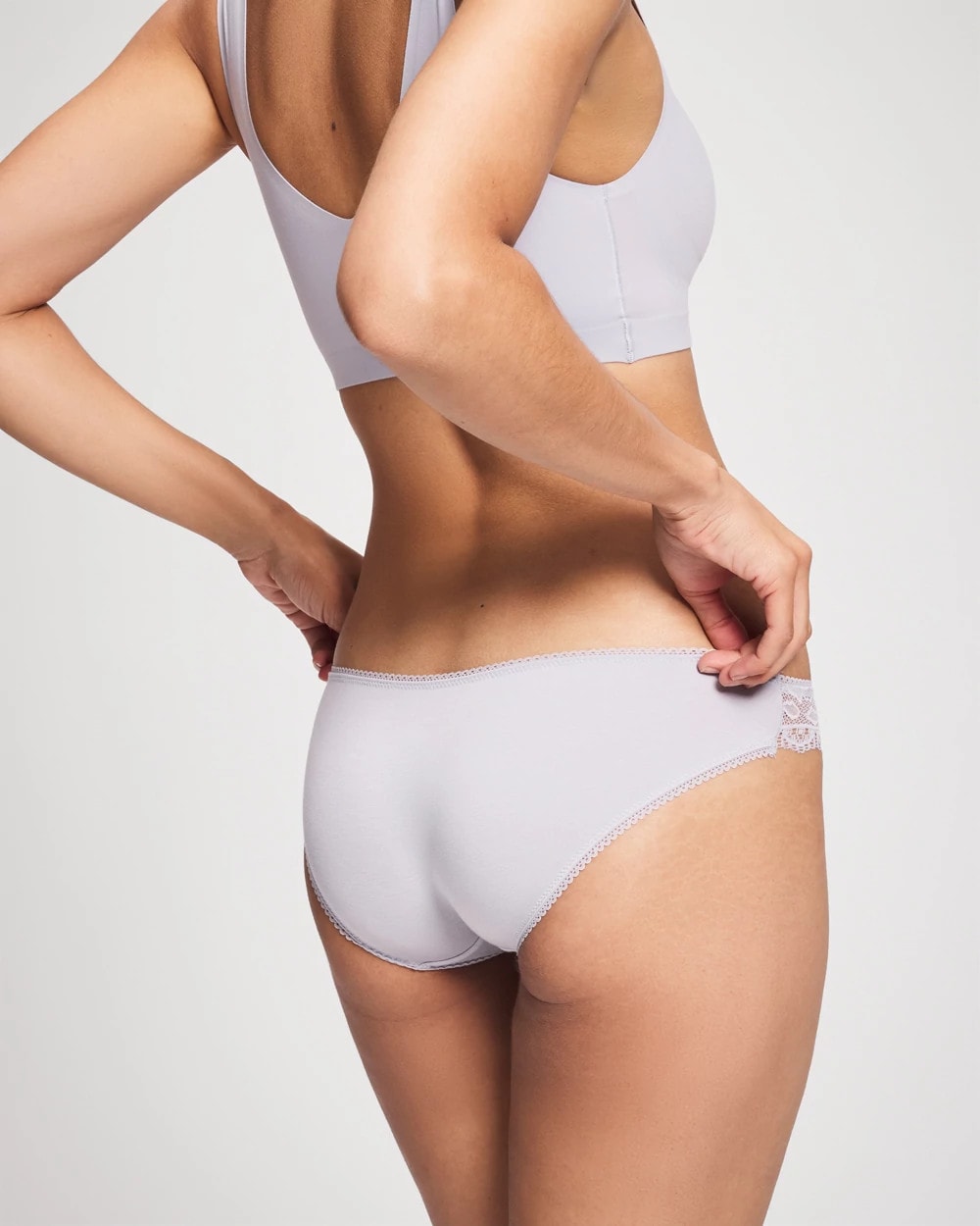Bikini Panty with Lace - BLUE OPAL | Soma Women